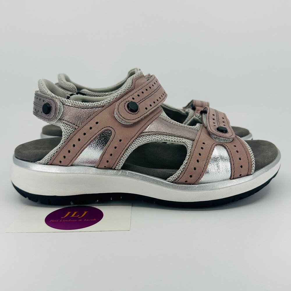 SAS Women's Embark Sport Adjustable Sandals Wisteria Size 6.5 Double Wide Width
